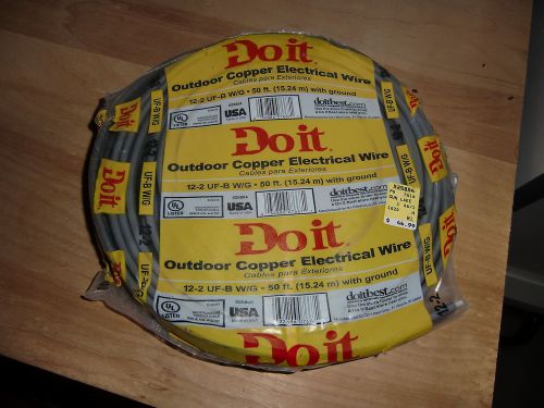 50 ft of 12-2 underground electrical wire for sale