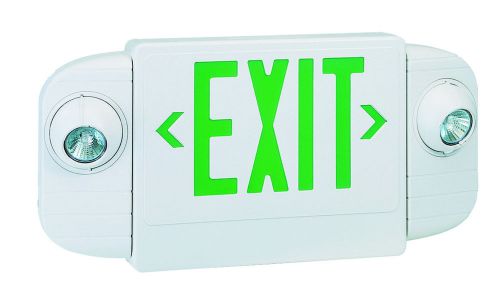 Exit/emergency combo halogen light in green-
							
							show original title for sale