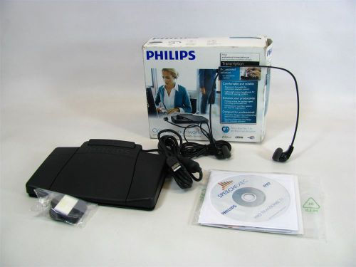 Philips lfh7277/04 speechexec dictation professional transcription set *new* for sale