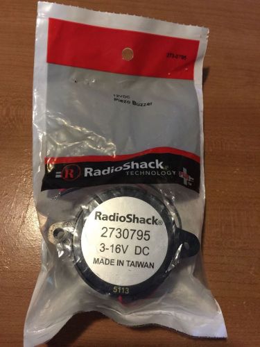 RadioShack 100dB PIEZO BUZZER Model 273-0795 12VDC NEW