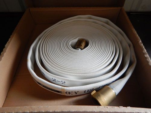 NEW 1 1/2&#034; Diameter x 30&#039; Long Eaton Rubber Lined Fire Hose FC375-08 AA75390 NEW