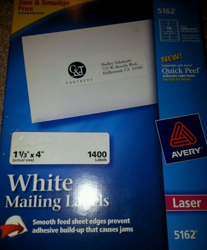 easy peel address labels avery 5162