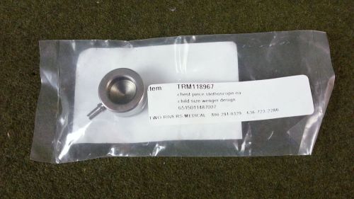 Two Rivers Medical 1 1/8&#034; Stethoscope Child Chest Piece 6-0025-02 New