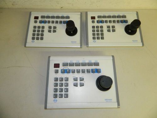 Pelco KBD4000 PTZ Camera Control Keyboard  (3 KEYBOARD UNITS)  UNTESTED.REPAIRS