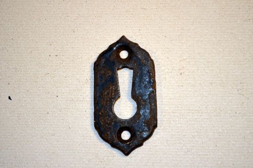 Antique Vintage Iron Key Hole Surround Door Hardware Black