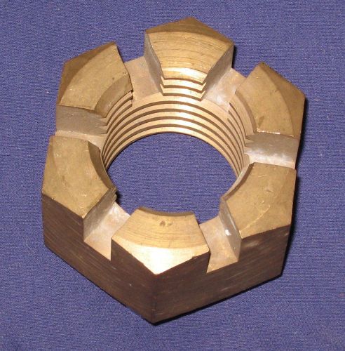 Bronze Castle Nut 1 3/4 inch x 5 tpi