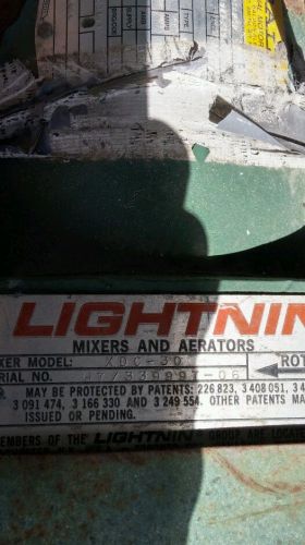 Lightnin mixer and aerator model XDC-30