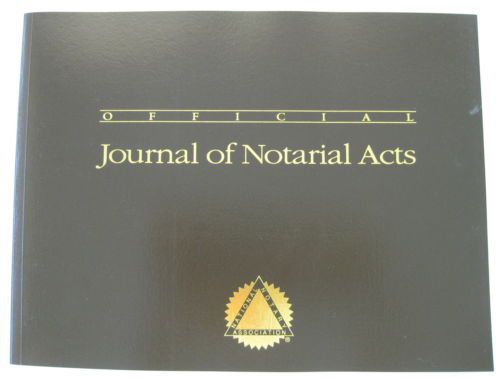Official Journal of Notarial Acts Notary Public Record Book Brand New Softcover