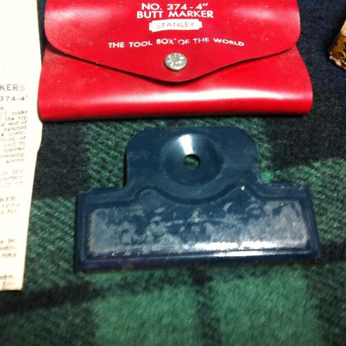 Stanley Butt Marker #374-4&#034; in Original Red Case