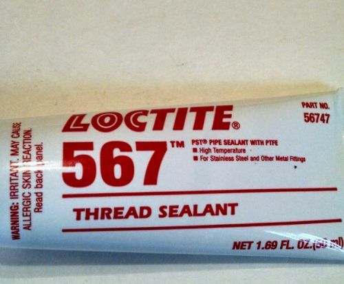 Loctite 50-ml thread sealant 567pst high temperature. sold as 1 tube for sale