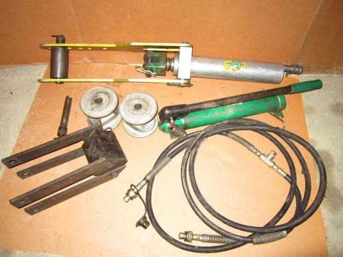 GREENLEE Ram 881 Hydraulic Cylinder Bender PUMP /0945/  SOME PARTS ARE MISSING