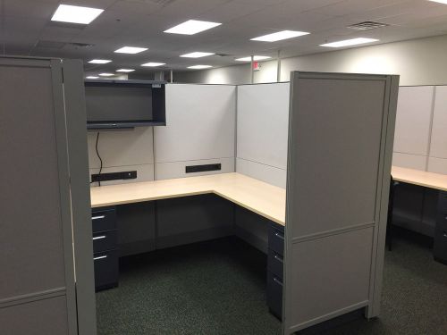 Lot of 12 - 6ft x 6ft PANELS/WORKSTATION CUBICLES by TEKNION