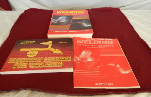 WELDING PRINCIPLES AND APPLICATIONS BY LARRY JEFFUS-HAROLD V. JOHNSON + 2 EXTRA