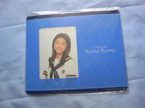The mousepad of Yurina KUMAI (Berryz Kobo): official goods, unopened