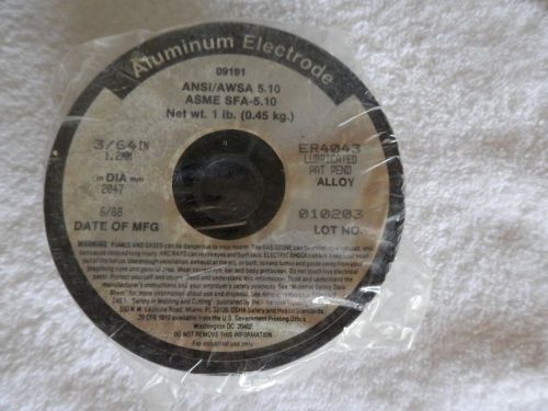 ER4043 0.030&#034; (0.8mm) Aluminum 4043 MIG Welding Wire Rolls 1-Lb 4&#034; Spool