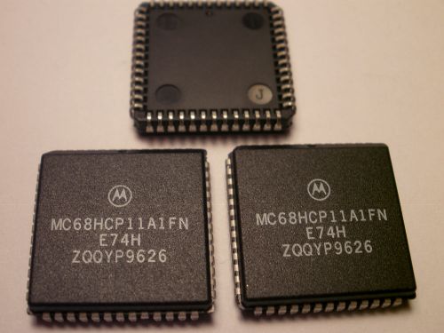 ( 2 PC. ) MOTOROLA MC68HCP11A1FN MICROCONTROLLER, PLCC52, NEW