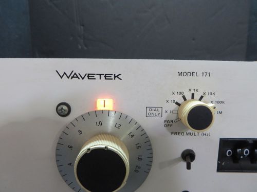 Wavetek 171 Synthesizer / Function Generator ID# 26060 KHDG