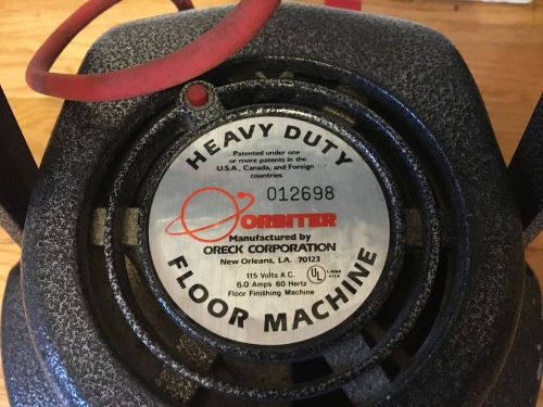 Oreck Orbiter Heavy Duty Floor Machine Polisher Scrubber Finishing Works great