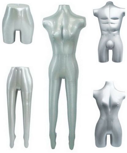 Inflatable mannequin children men women display torso full body waist easy carry for sale