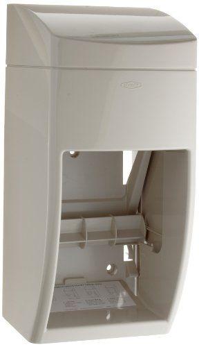 Bobrick matrix series two-roll tissue dispenser, 6 1/4 x 6 7/8 x 13 1/2, gray for sale