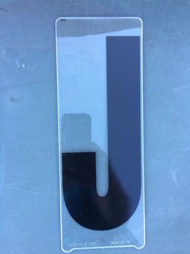 Gemini 8&#034; plastic Marquee Sign Letter &#034;J&#034; Replacement