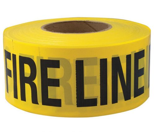 FIRE LINE DO NOT CROSS TAPE 3&#034;x1000&#039;x3mm CRIME SCENE CSI FBI TAPE