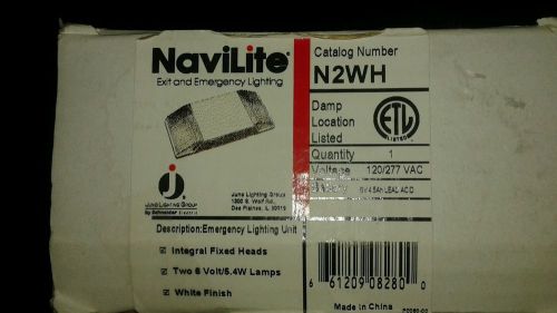Navilite Exit and Emergency Lighting Unit with Battery Backup