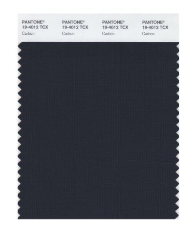 Pantone 19-4012 TCX Smart Color Swatch Card, Carbon