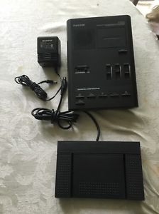 Olympus Pearlcorder T1000 Microcassette Transcriber System With foot pedal