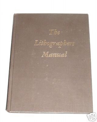 the lithographers manual how too-/techniques/historySEE