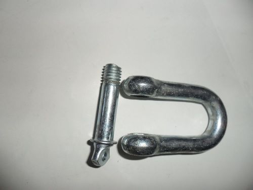 Shackle pin ring galvanized rigging shackle chains cable screw chain ring 3/8 for sale