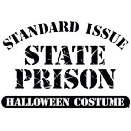 T1  one (1)  heat transfer state prison halloween  heat press must be use for sale