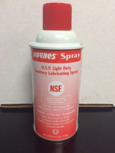 Haynes sanitary lubricating spray for sale