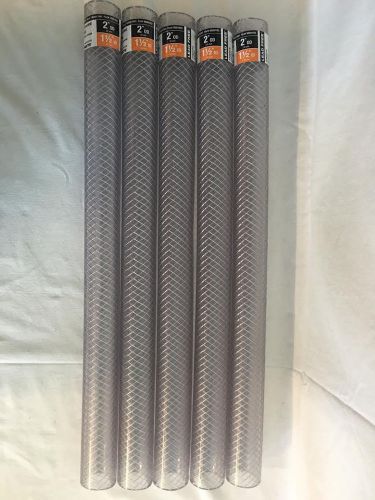 Watts braided vinyl tubing 2&#034; od x 1-1/2&#034; id x 2&#039; lot of 5 10&#039; total new for sale