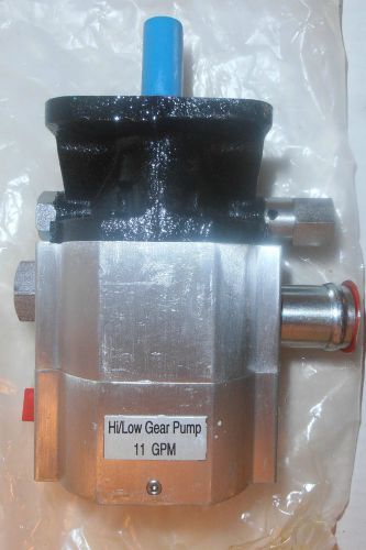 New hydraulic two 2 stage gear pump 11 gpm logsplitter hi / lo log splitter for sale