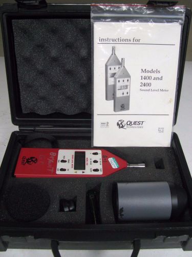 Quest Technologies 2400 Sound Level Meter w/ QC-10 Standard FK42