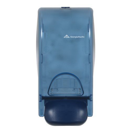 Georgia-pacific 53052 splash blue manual soap and sanitizer dispenser, 5.6&#034; x for sale