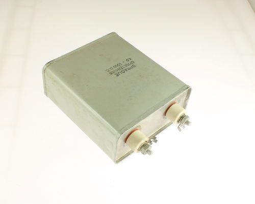 1x 4mfd 1500vdc hermetically sealed oil capacitor 4uf 1500v volts cp70 series dc for sale