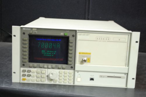 HP Agilent 70004A/70311A Display Mainframe with Clock Source Plug-In (3GHz)