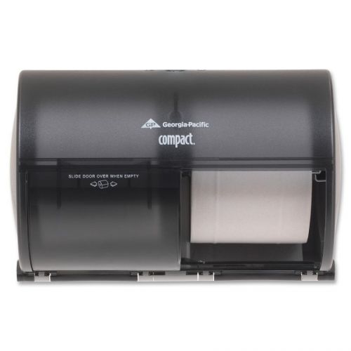 Georgia pacific compact coreless double roll tissue dispenser 56784, smoke for sale