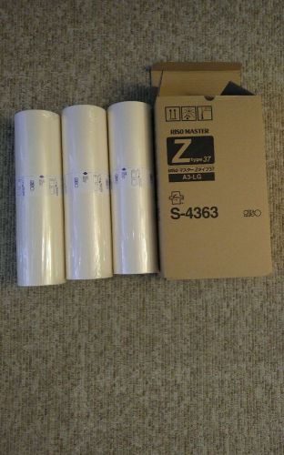 3 Genuine Risograph Master Roll Z Type s-4363