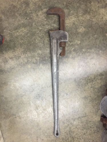 Ridgid  48&#034; aluminum straight pipe wrench - model 848 for sale