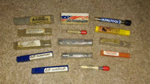 Assorted End Mill Lot - Bits Endmill Lathe Tools Cutter Drill Penny No Reserve