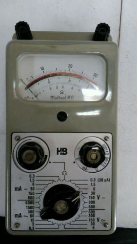 H&amp;B MULTAVI VIELFACHINSTRUMENT FUR GLEICH WECHSELSTROM meter