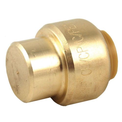 2 sharkbite 3/4&#034; quick connect brass end stop for sale