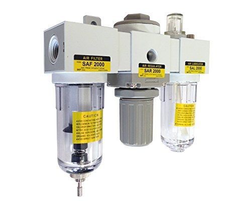 Pneumaticplus sau2000m-n02g 3-unit combo compressed air filter regulator for sale