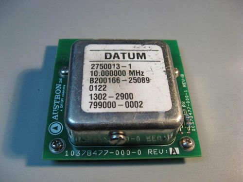 10.000000 MHz ultra precision high stability ocxo on datum/Auston card