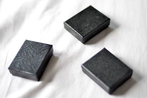 80 Cotton Filled Black Embossed Jewelry Boxes