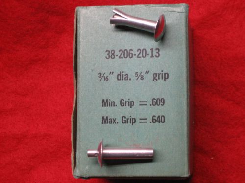 Drive pin rivet  Brazier head aluminum 3/16&#034; inch dia x  3/4&#034; (70 pieces)