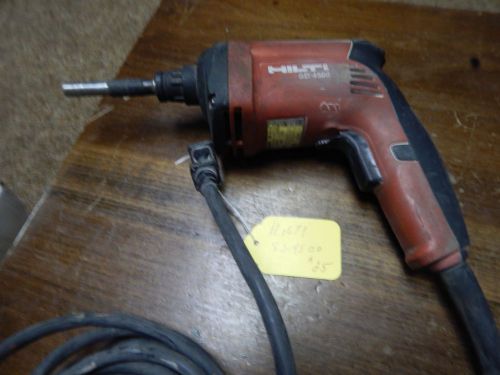 &#034;HILTI&#034; # SD-4500 Corded Screwdriver Unit # 25